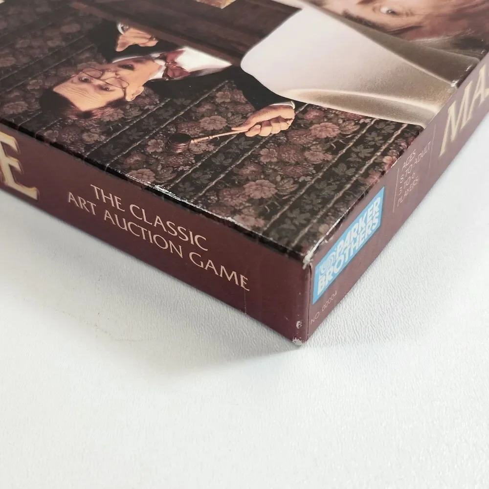 1996 Masterpiece Game Art Auction Game Parker Brothers Near Complete Board